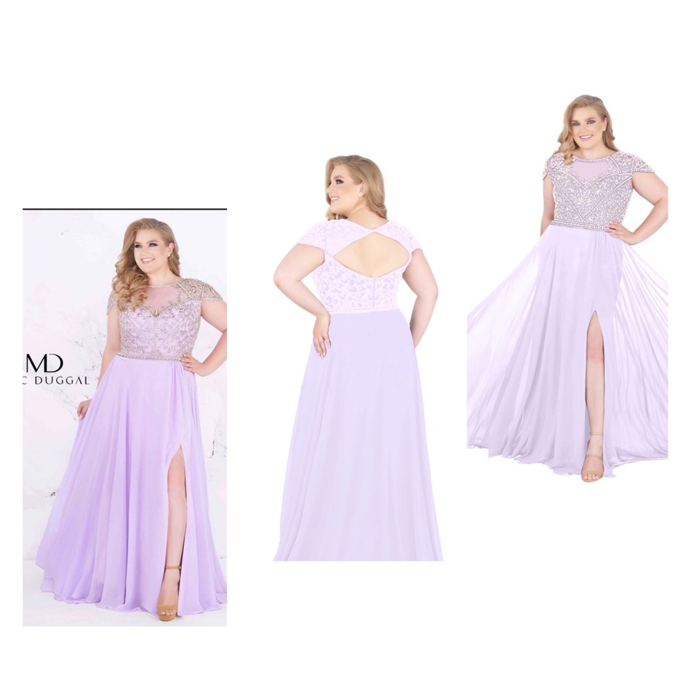 BNWT Mac Duggal 20W Lilac 66785F - Picture 5 of 5